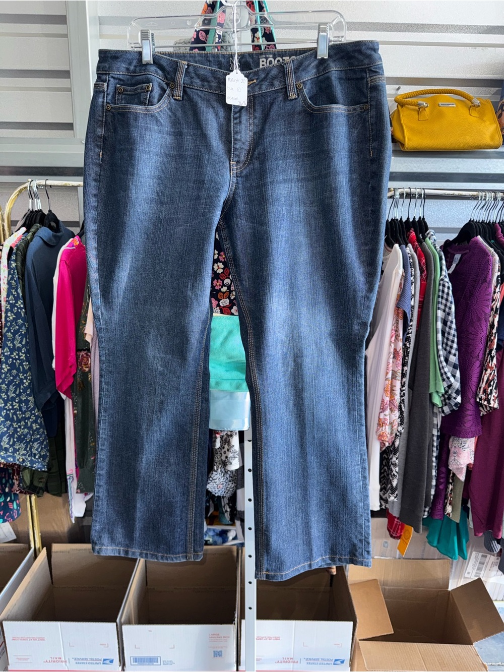 New York & Company Low Rise Bootcut Curvy Denim Jeans - Picture 5 of 5
